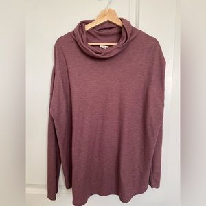 A New Day  Waffle Cowl Neck Sweater